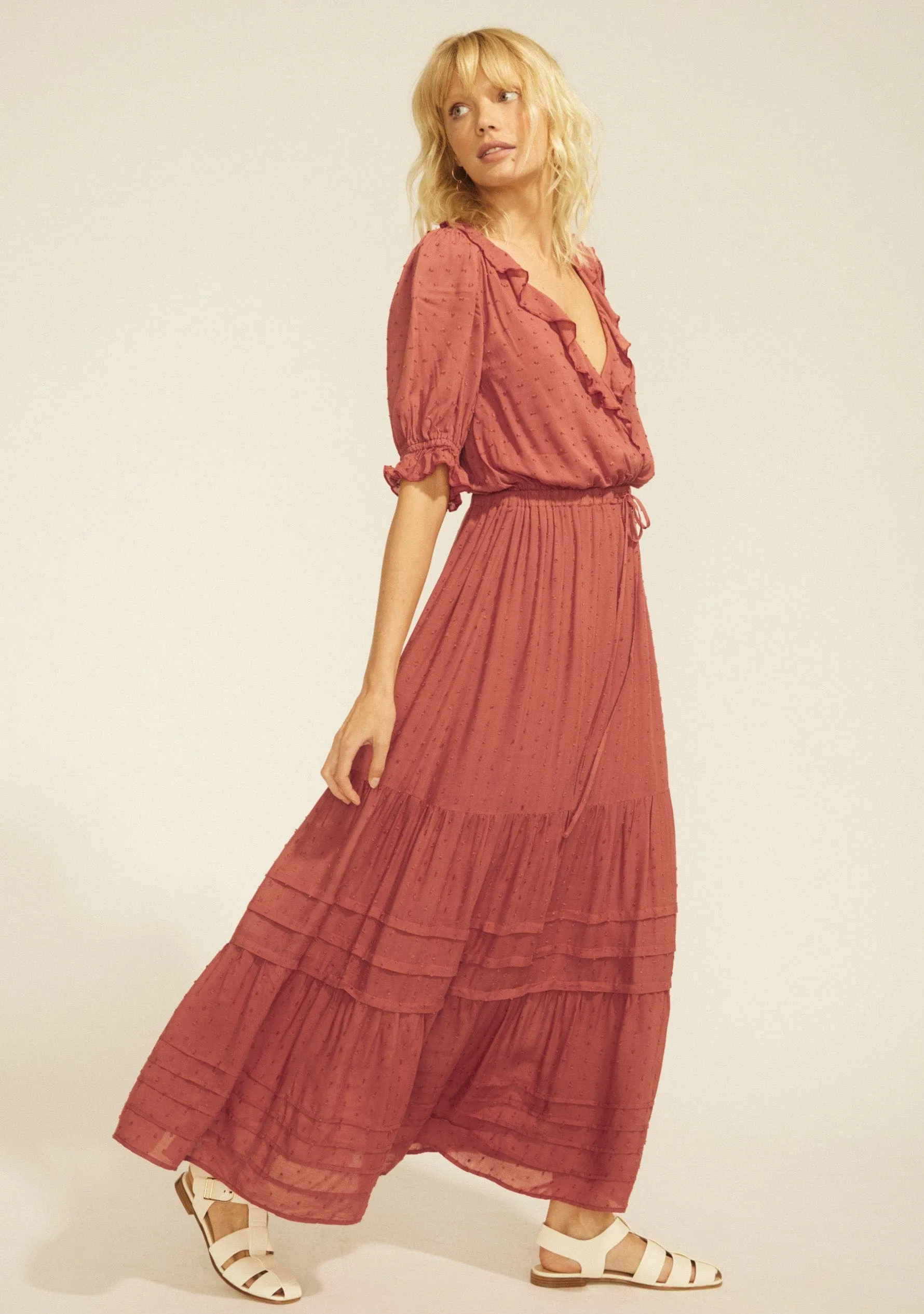 Venice Maxi Dress Berry - R16 sold by Auguste The Label product image thumbnail 3
