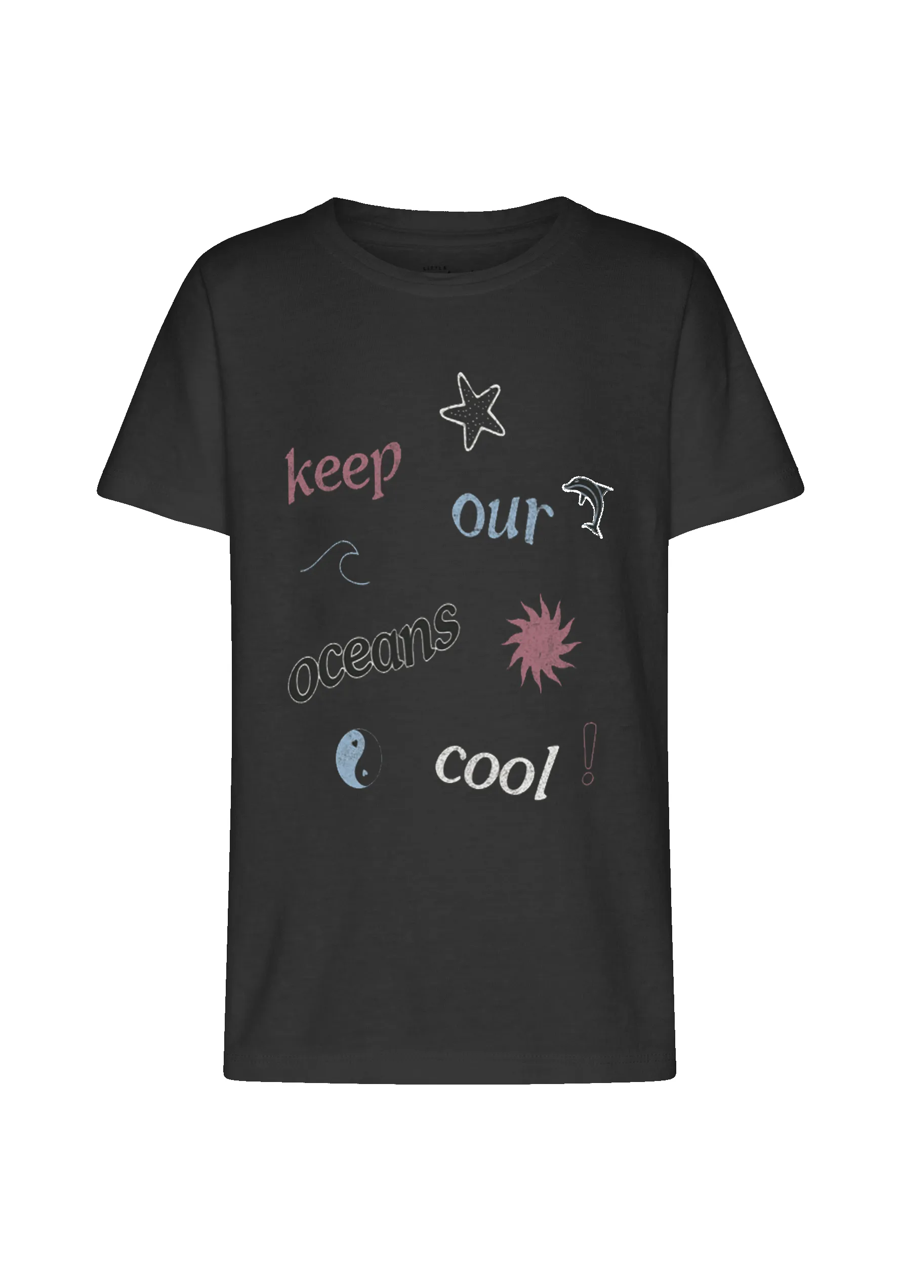 Adult Oceans Cool Tee Washed Black - R5 sold by Auguste The Label product image thumbnail 3