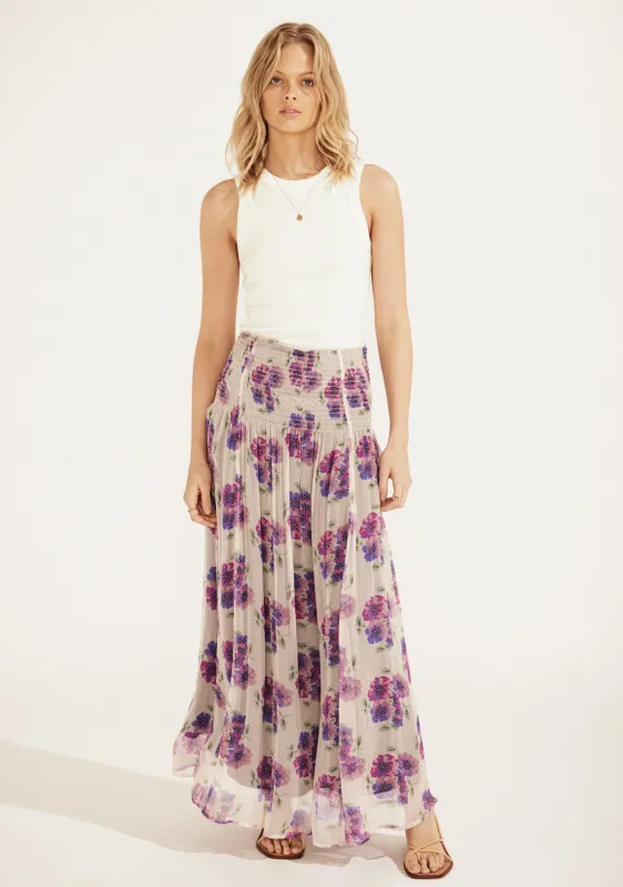 Sienna Elodie Maxi Skirt Ivory - R2 sold by Auguste The Label