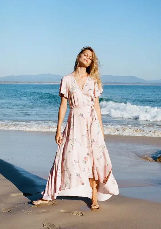 Dawn Spencer Muse Maxi Dress Blush - R8 made by Auguste The Label