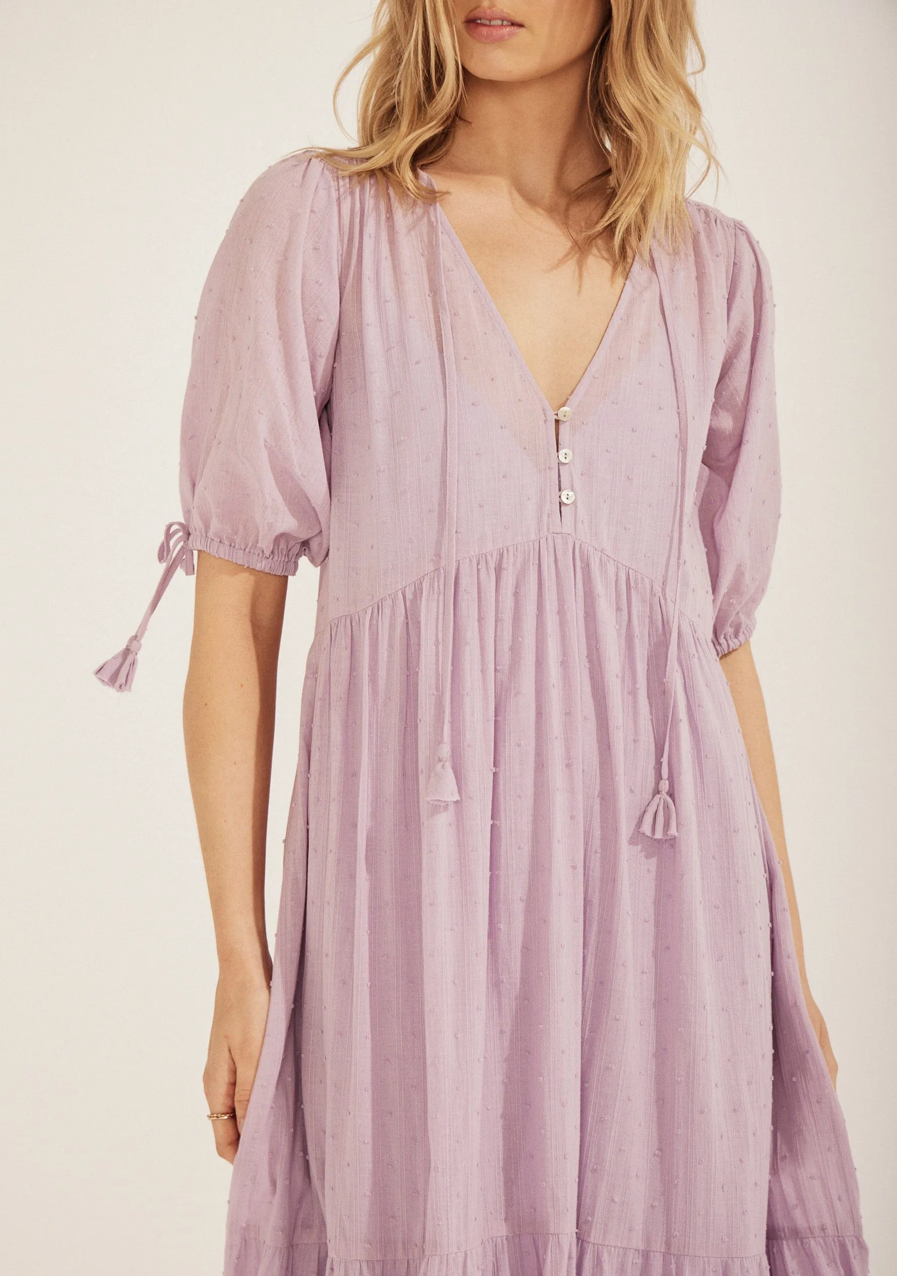 Evie Maxi Dress Lilac sold by Auguste The Label product image thumbnail 4
