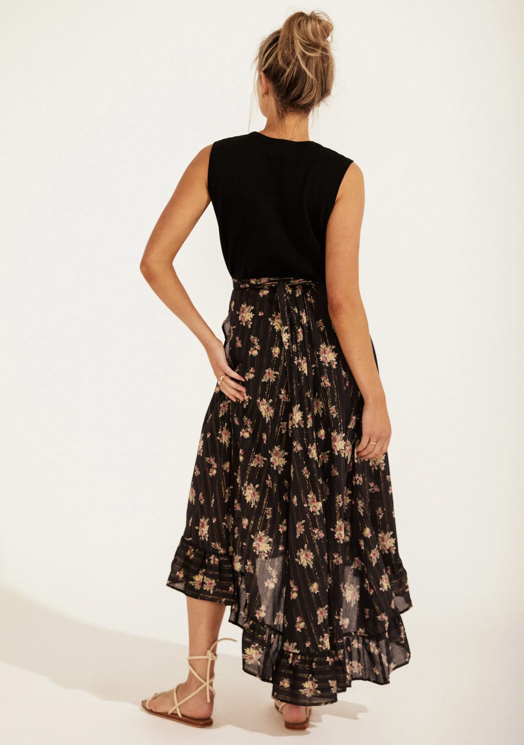Jordyn Elsie Maxi Skirt Black - R8 sold by Auguste The Label product image thumbnail 3