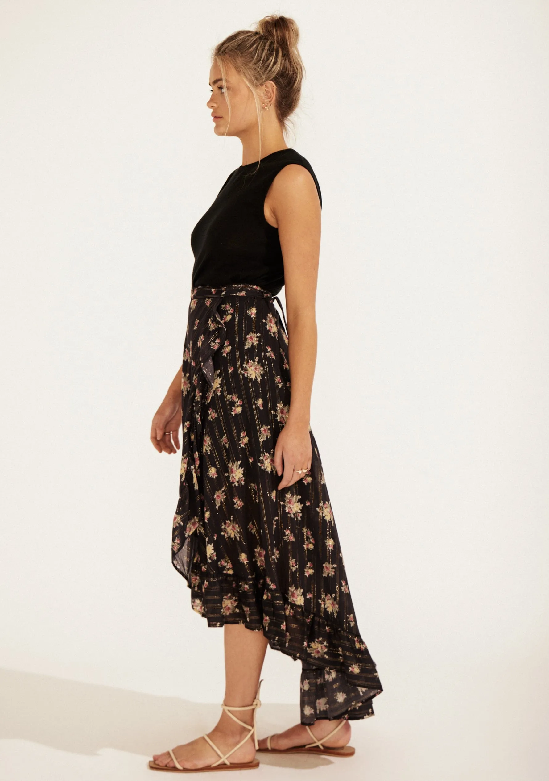 Jordyn Elsie Maxi Skirt Black - R8 sold by Auguste The Label product image thumbnail 4