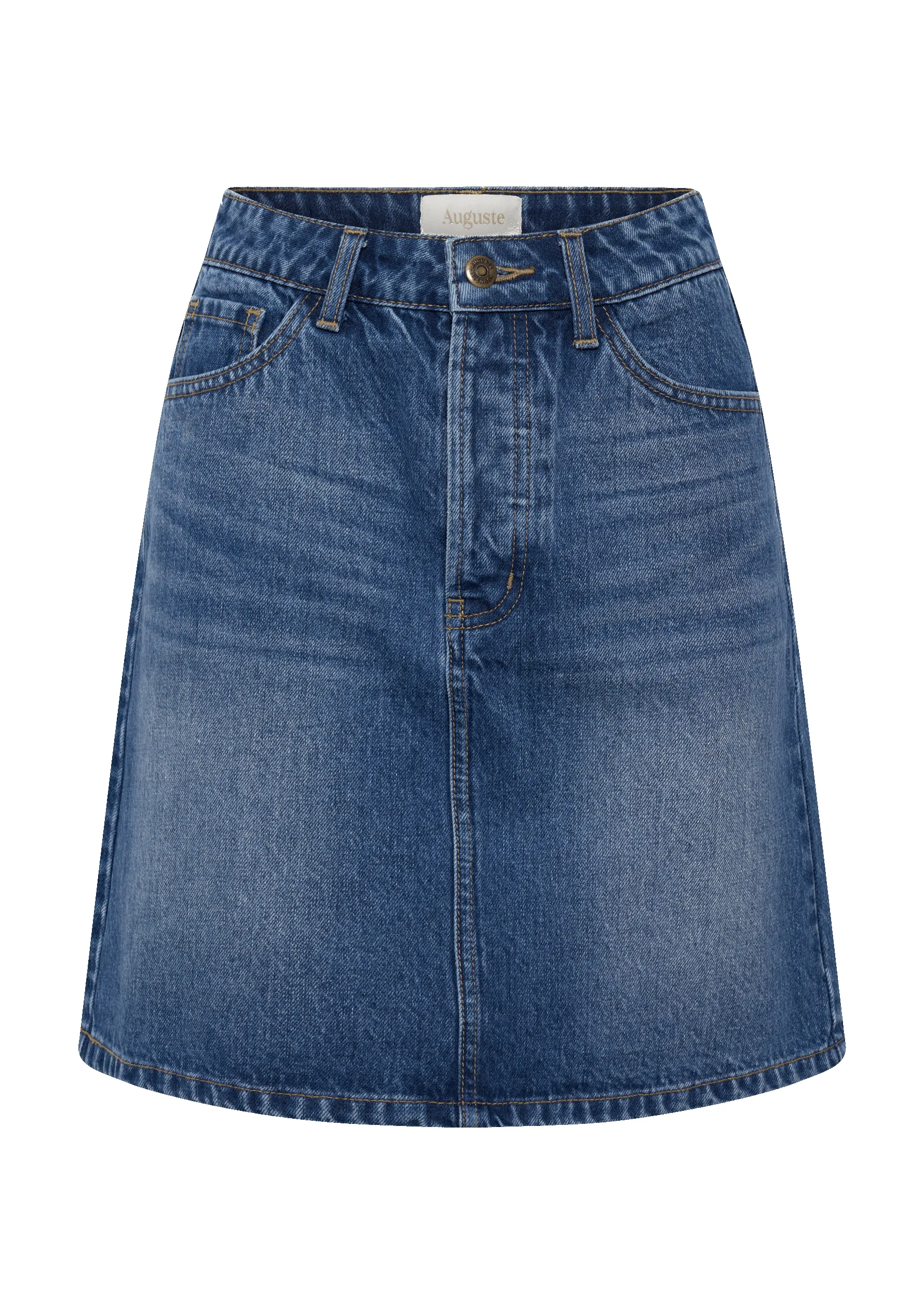 Lily Mini Skirt Washed Blue - T7 sold by Auguste The Label product image thumbnail 5