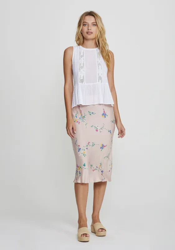 Dawn Spencer Midi Skirt Blush - R5 made by Auguste The Label