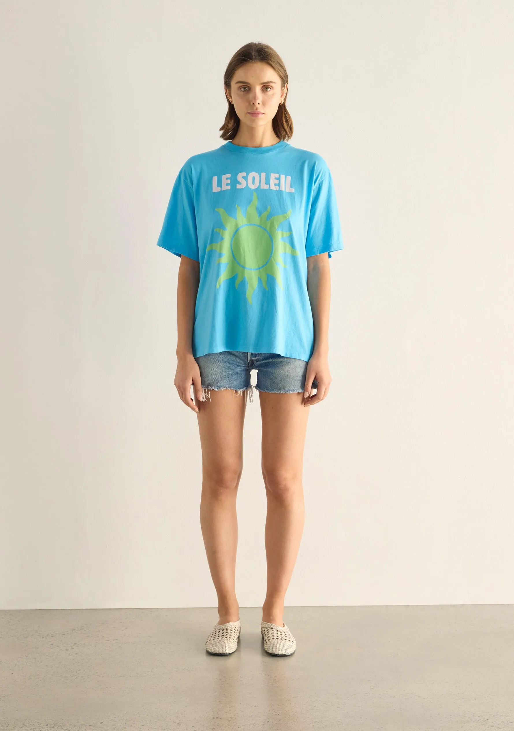 Le Soleil Boyfriend Tee sold by Auguste The Label