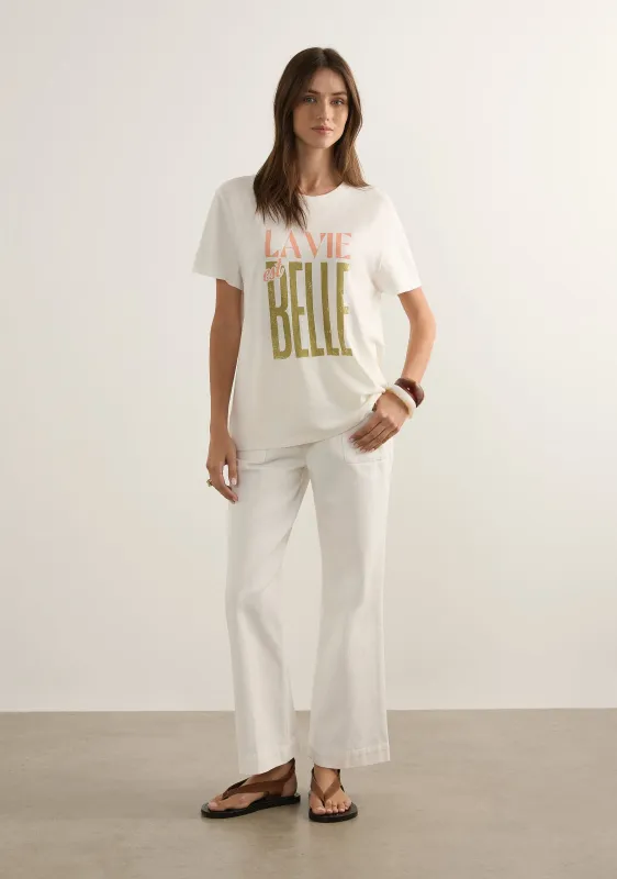 Life Is Beautiful Classic Tee made by Auguste The Label