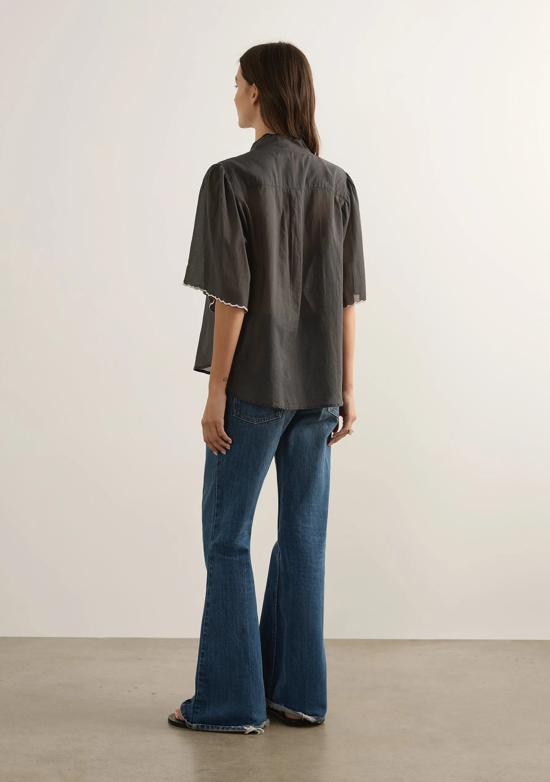 Zoe Embroidered Blouse | Pre Order - Buy Now sold by Auguste The Label product image thumbnail 3