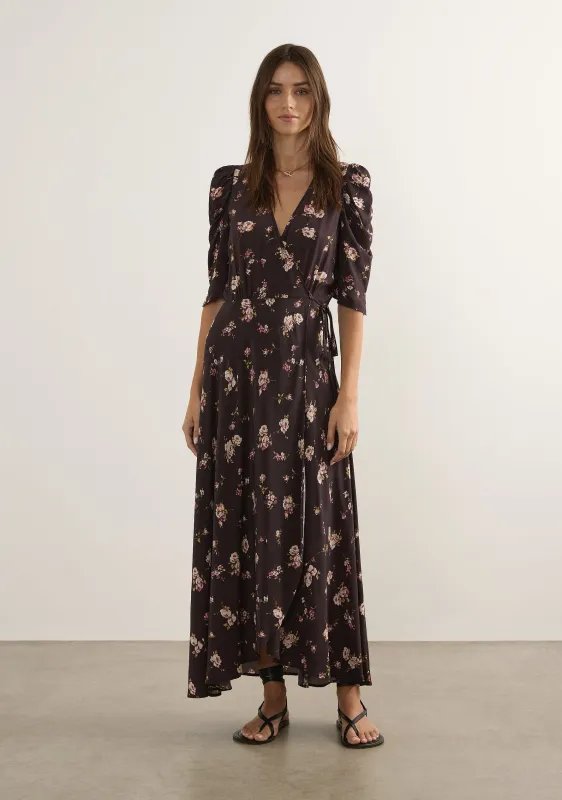 Cara Wrap Maxi Dress made by Auguste The Label