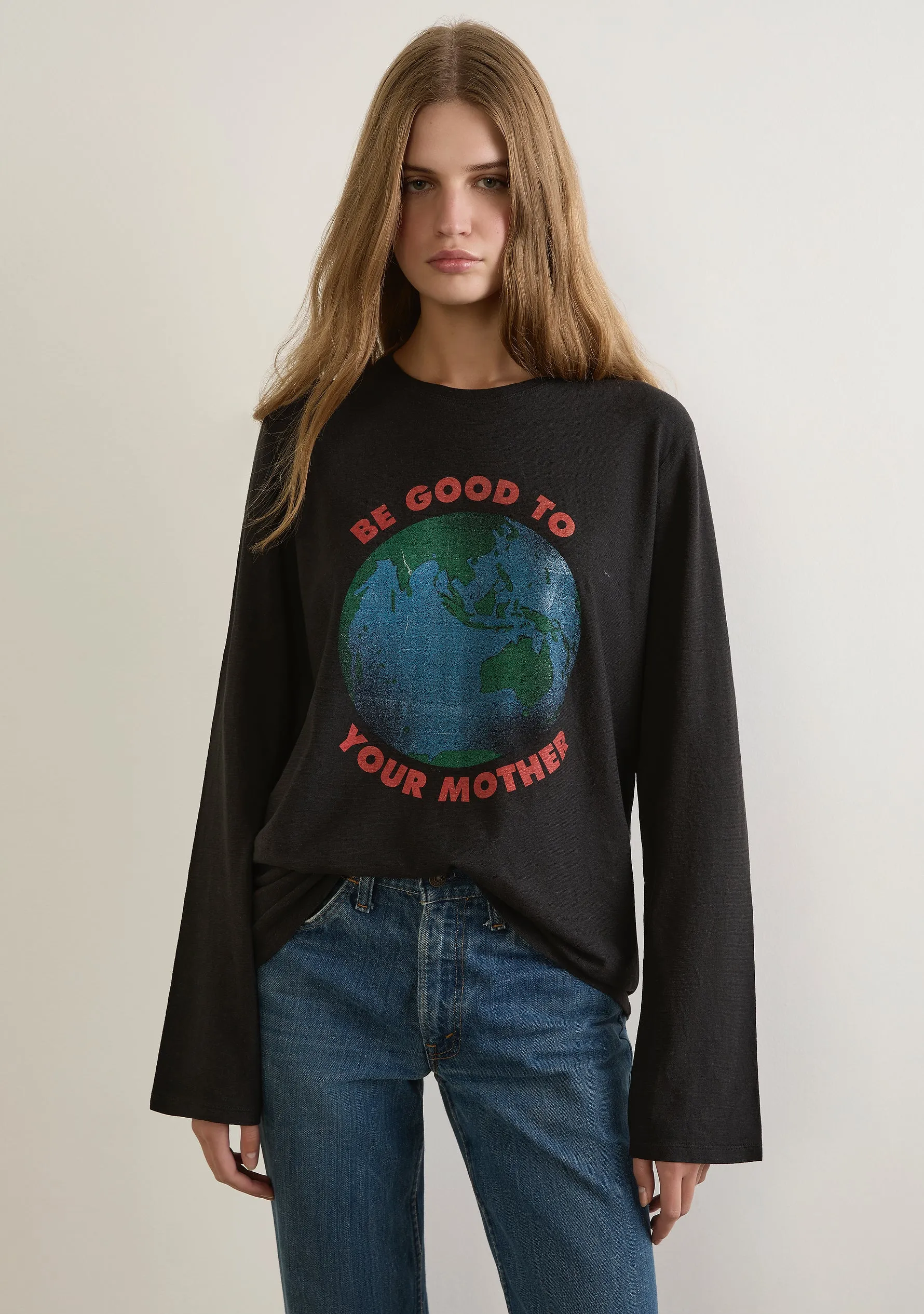 Be Good to Your Mother Long Sleeve - Charity Tee sold by Auguste The Label product image thumbnail 3
