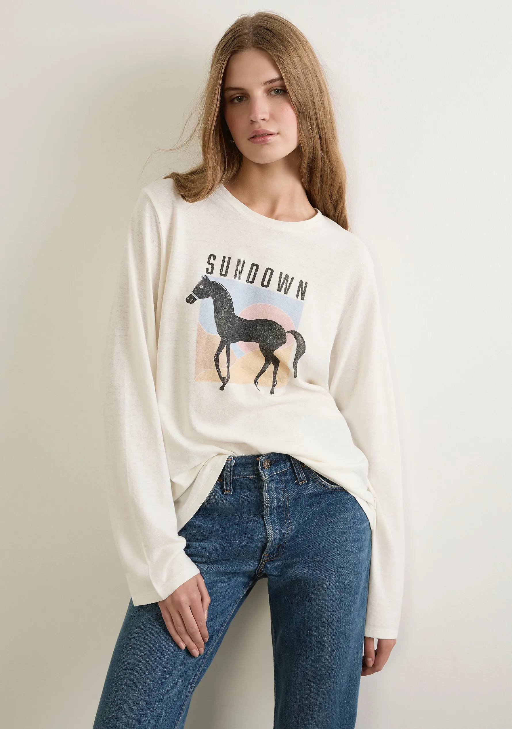 Sundown North Long Sleeve Tee sold by Auguste The Label product image thumbnail 2