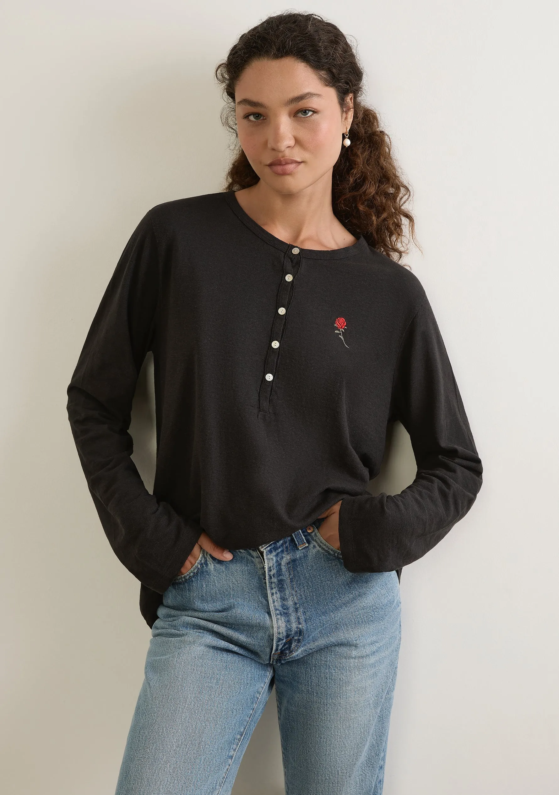 Kirby Henley Tee sold by Auguste The Label