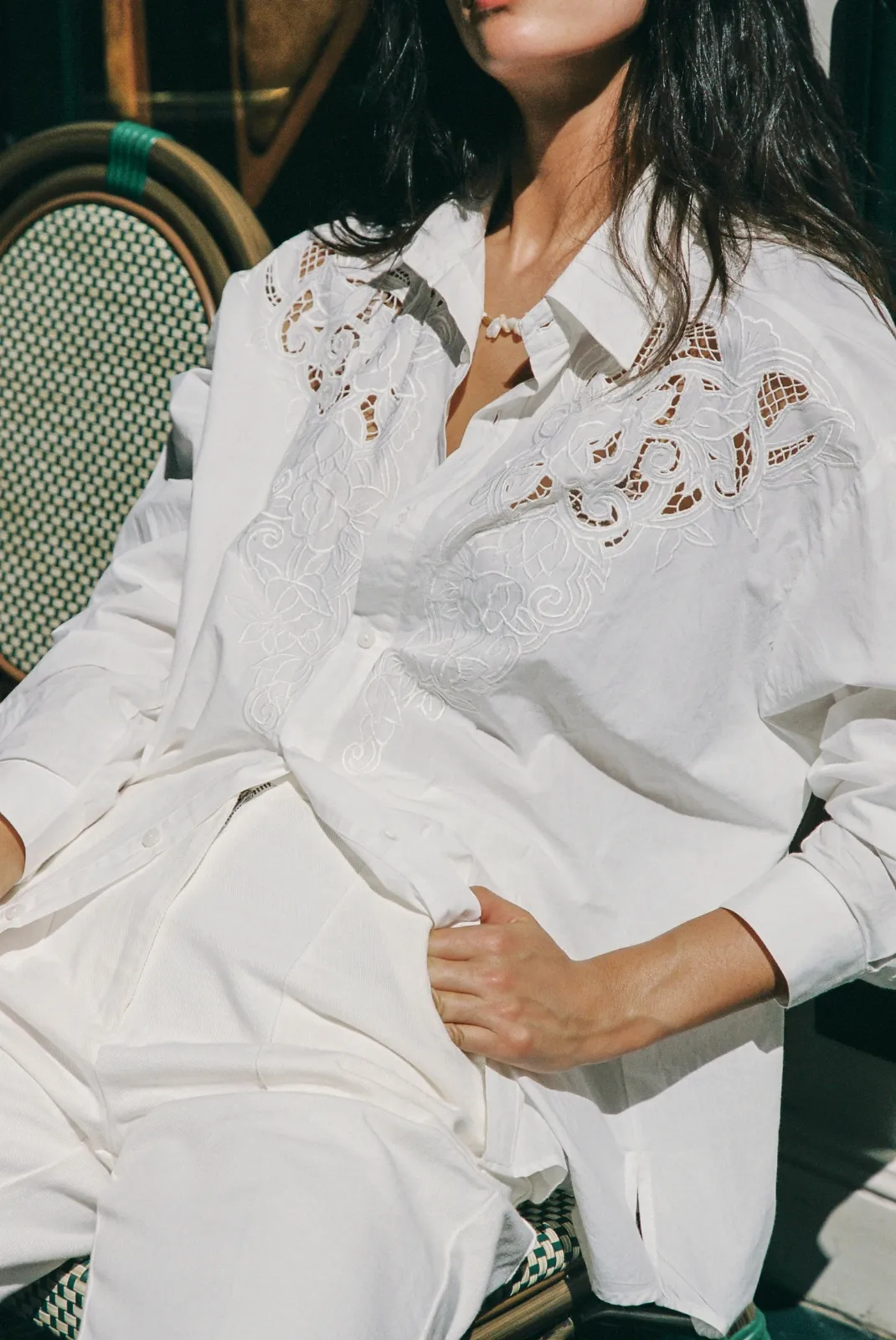 Holden Embroidered Shirt sold by Auguste The Label product image thumbnail 4