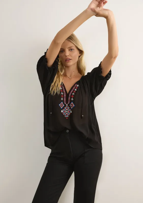 Paxton Embroidered Blouse made by Auguste The Label