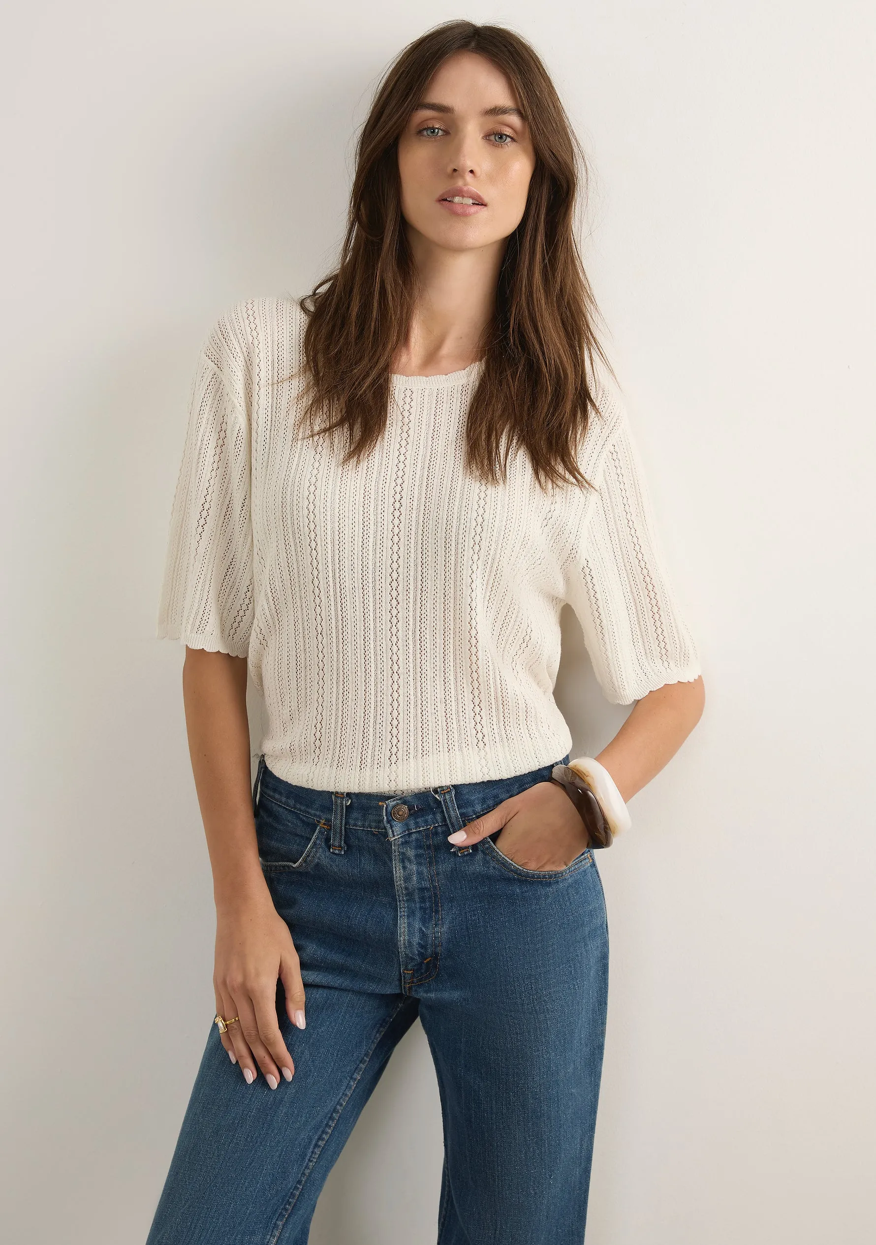 Callen Knit Tee sold by Auguste The Label