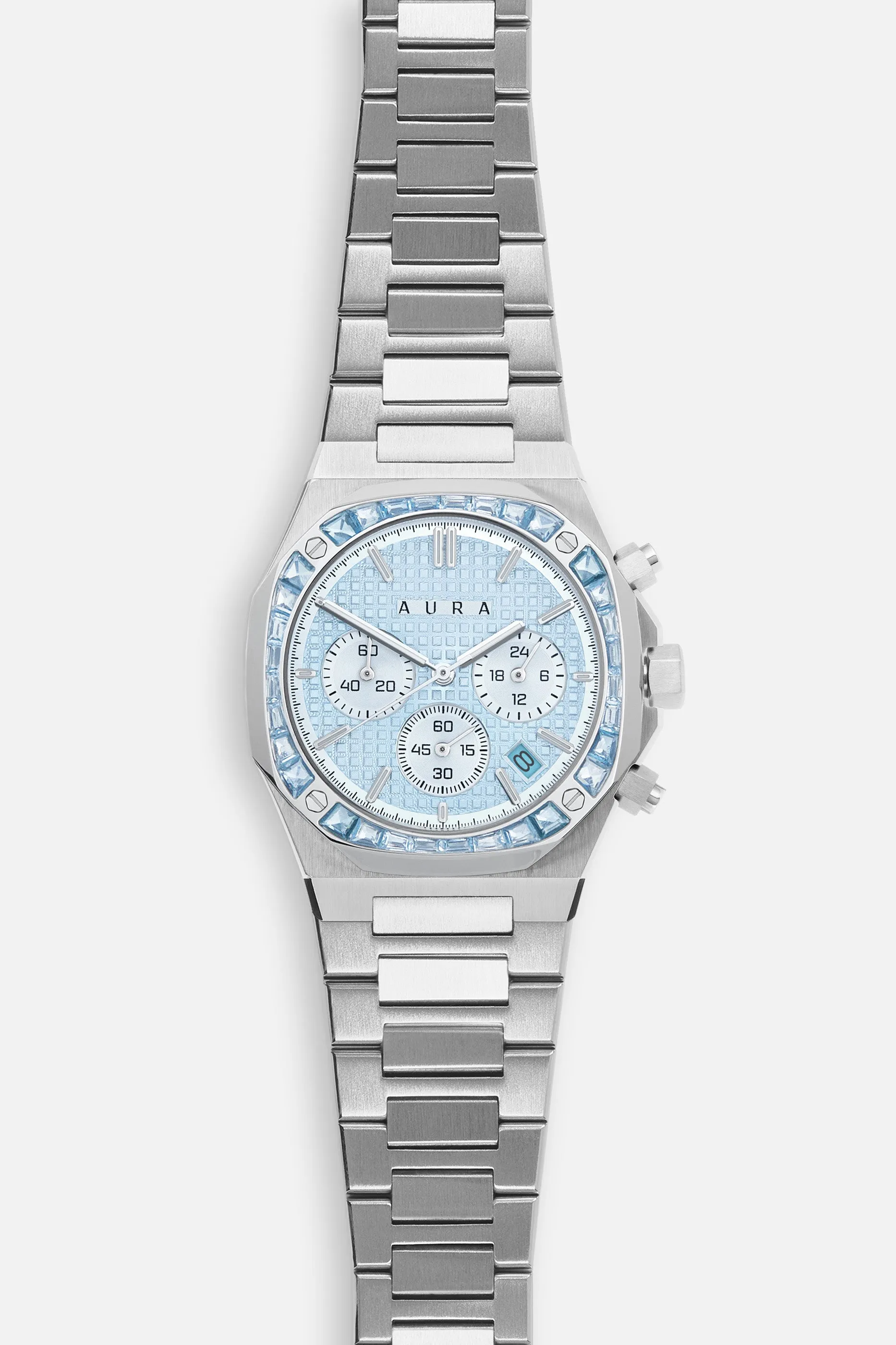 Chronograph 001: Steel/Azure sold by Aura product image thumbnail 3