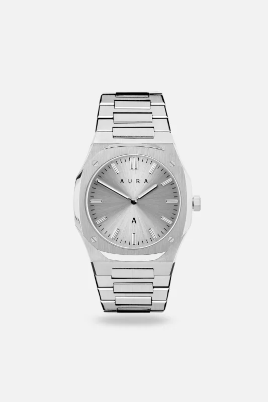 Ultra Thin 001: Steel/Silver sold by Aura