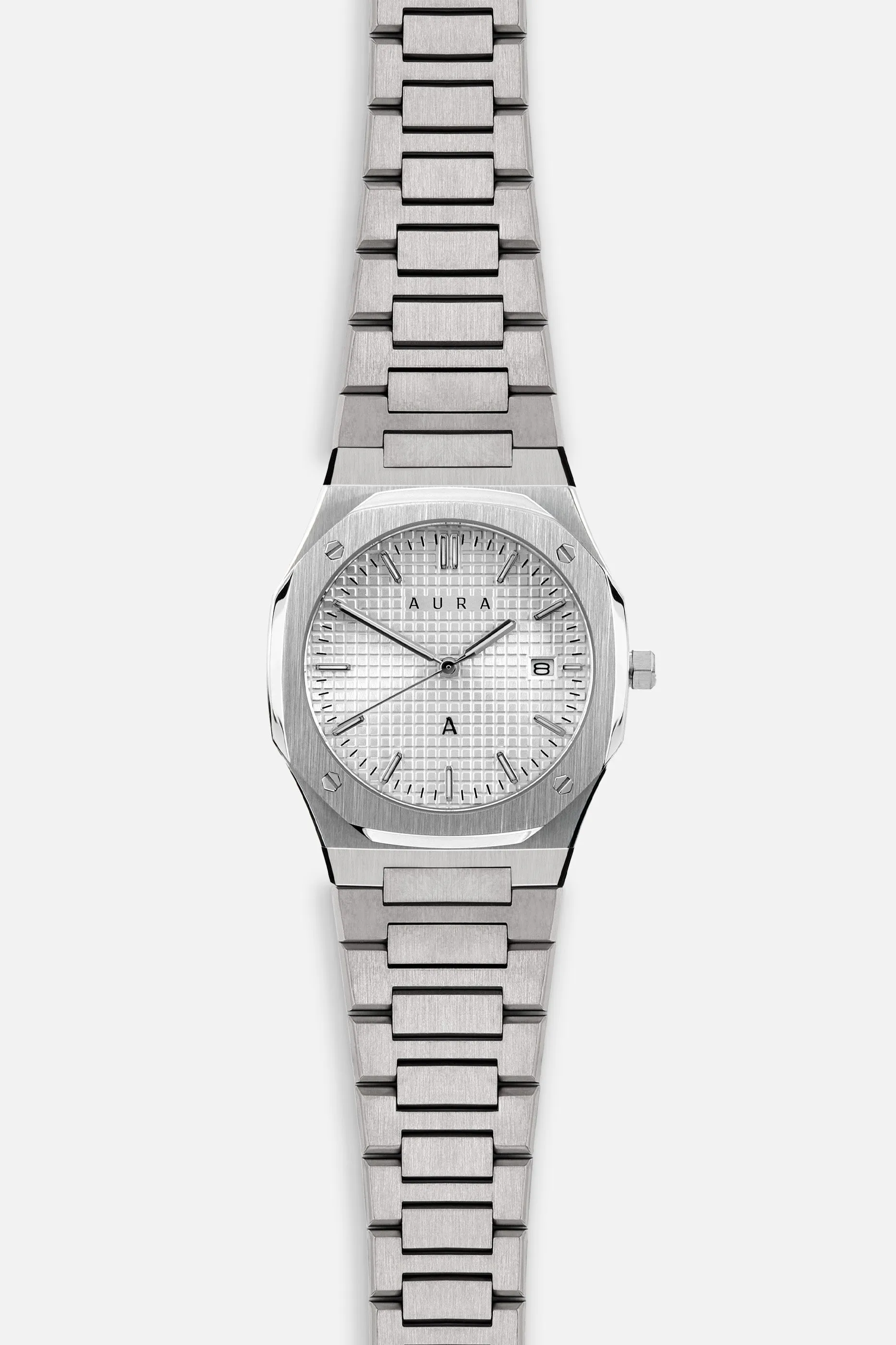 Date 004: Steel/White Unisex sold by Aura product image thumbnail 3