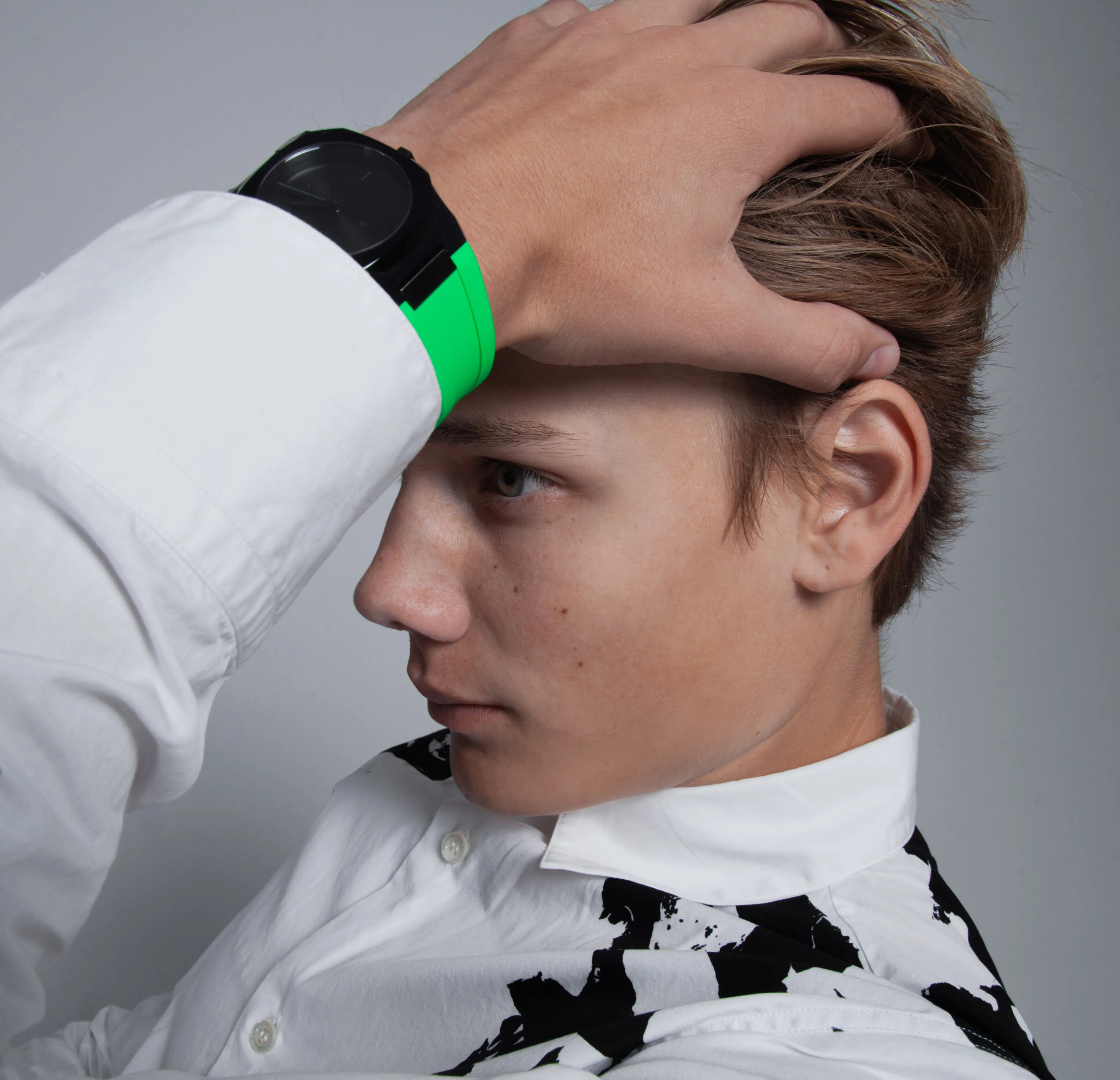FKM Rubber Strap: Neon Green/Black sold by Aura product image thumbnail 2