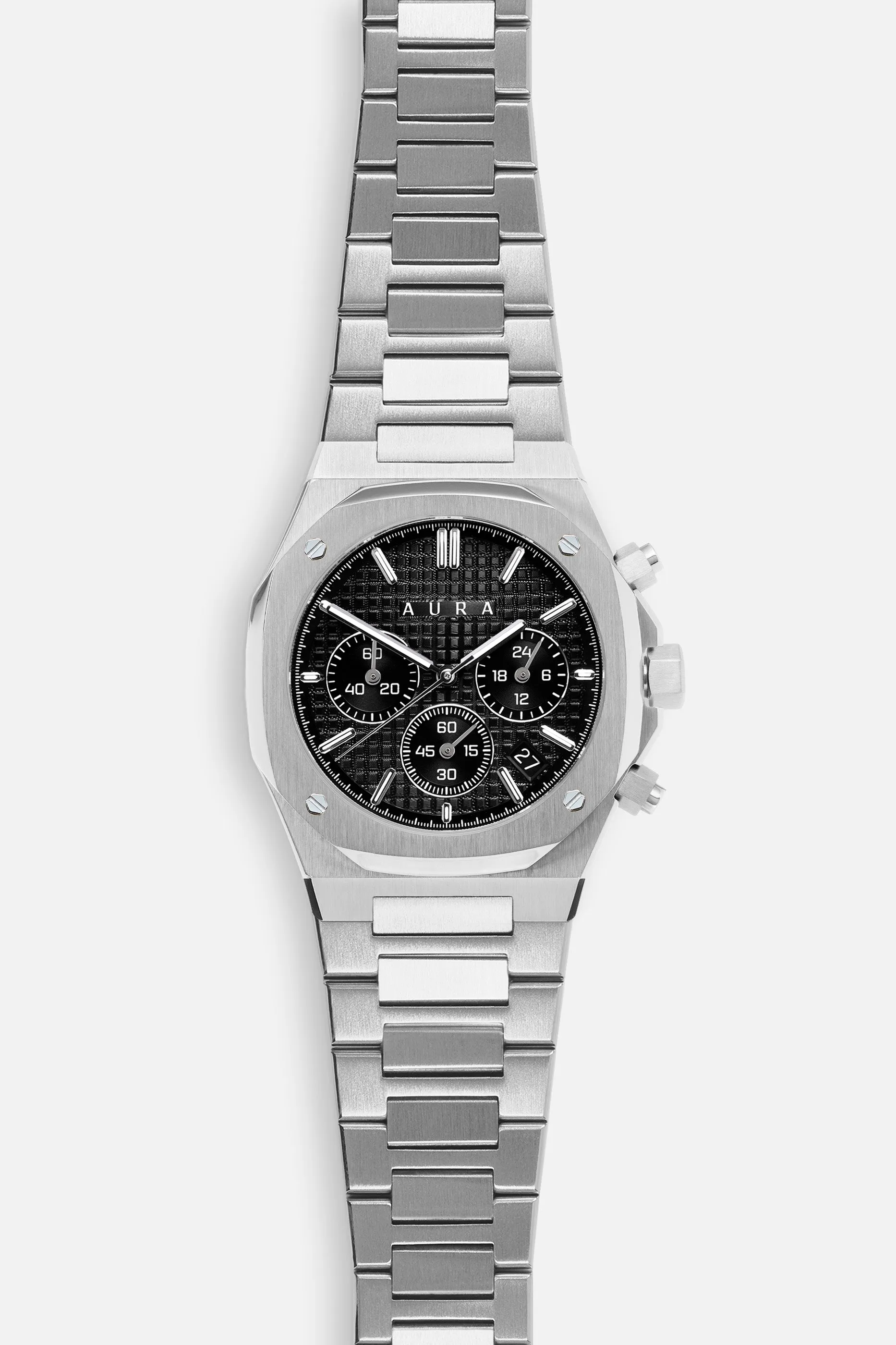 Chronograph 001: Steel/Black sold by Aura product image thumbnail 3
