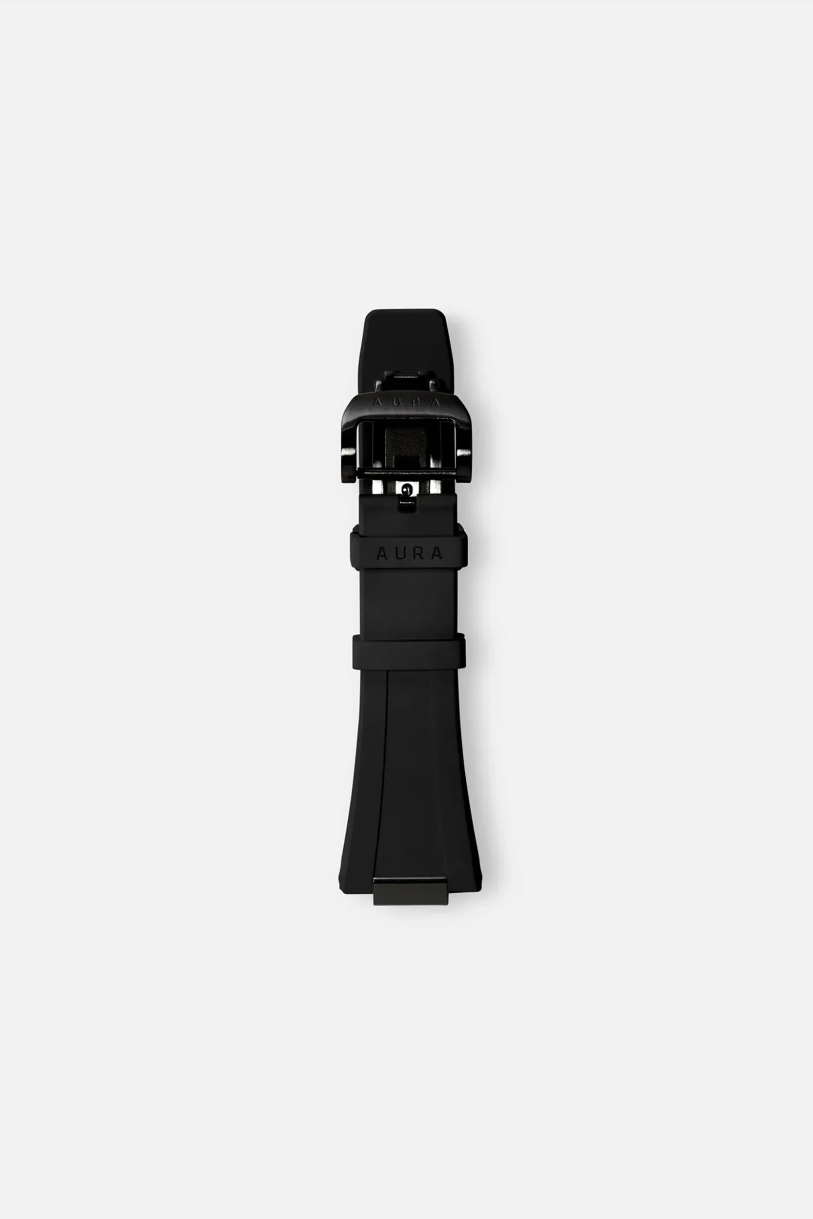 FKM Rubber Strap: Black/Black sold by Aura