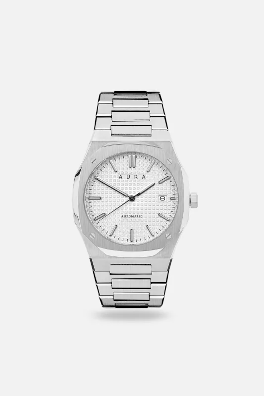 Date 001: Steel/White sold by Aura