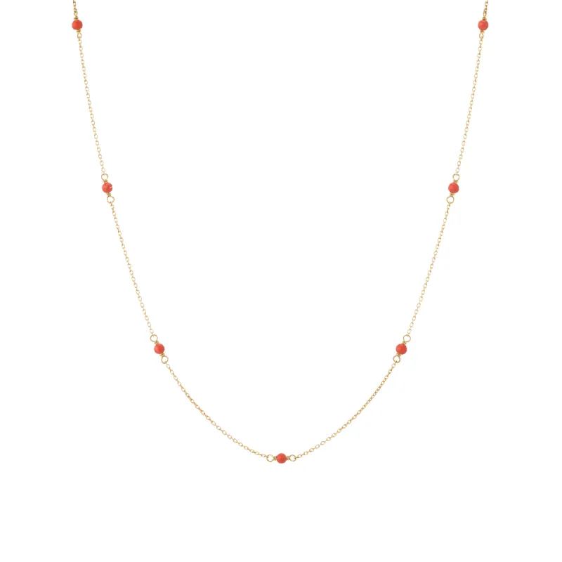 Endless Gemstone Station Necklace sold by Aurate