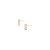 Lab Grown Diamond Duo Earrings sold by Aurate