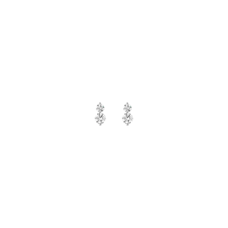 Lab Grown Diamond Duo Earrings sold by Aurate