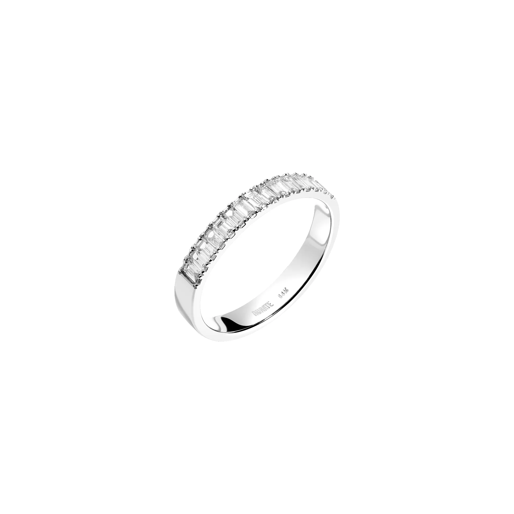 Bold Half Diamond Baguette Ring sold by Aurate product image thumbnail 3