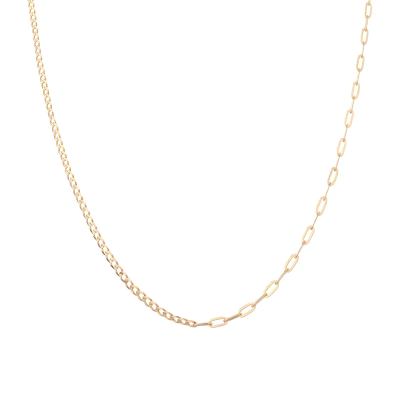 Mix Chain Necklace sold by Aurate