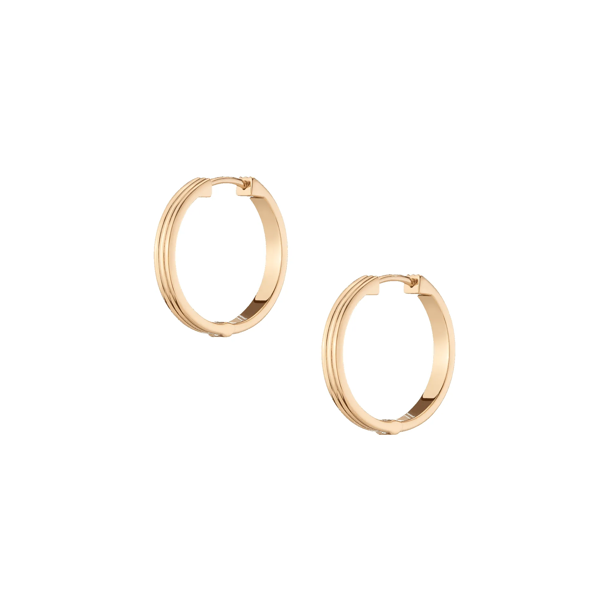 Triple Row Hoops sold by Aurate