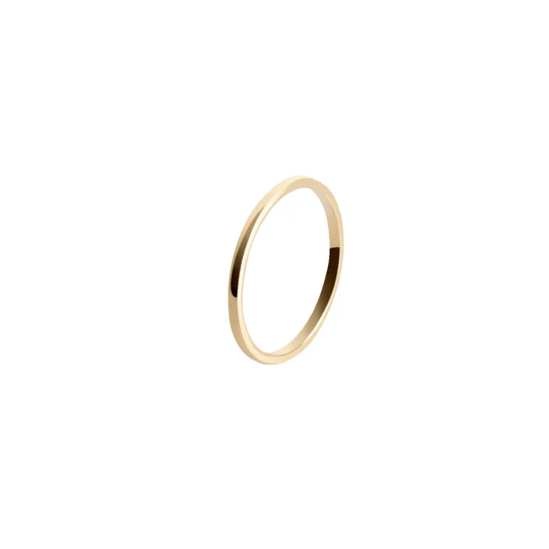 Classic Solid Gold Band sold by Aurate