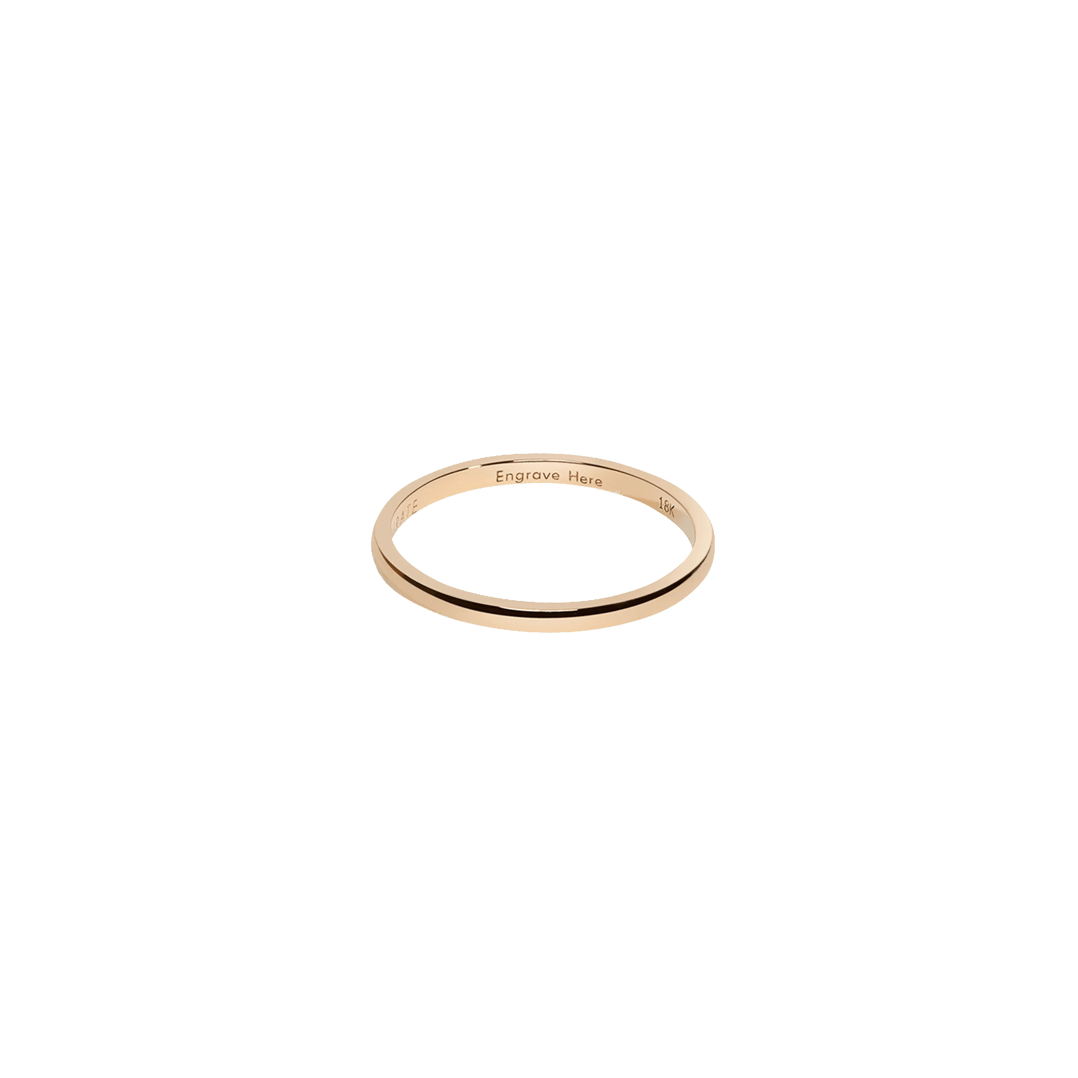 Classic Solid Gold Band sold by Aurate product image thumbnail 5