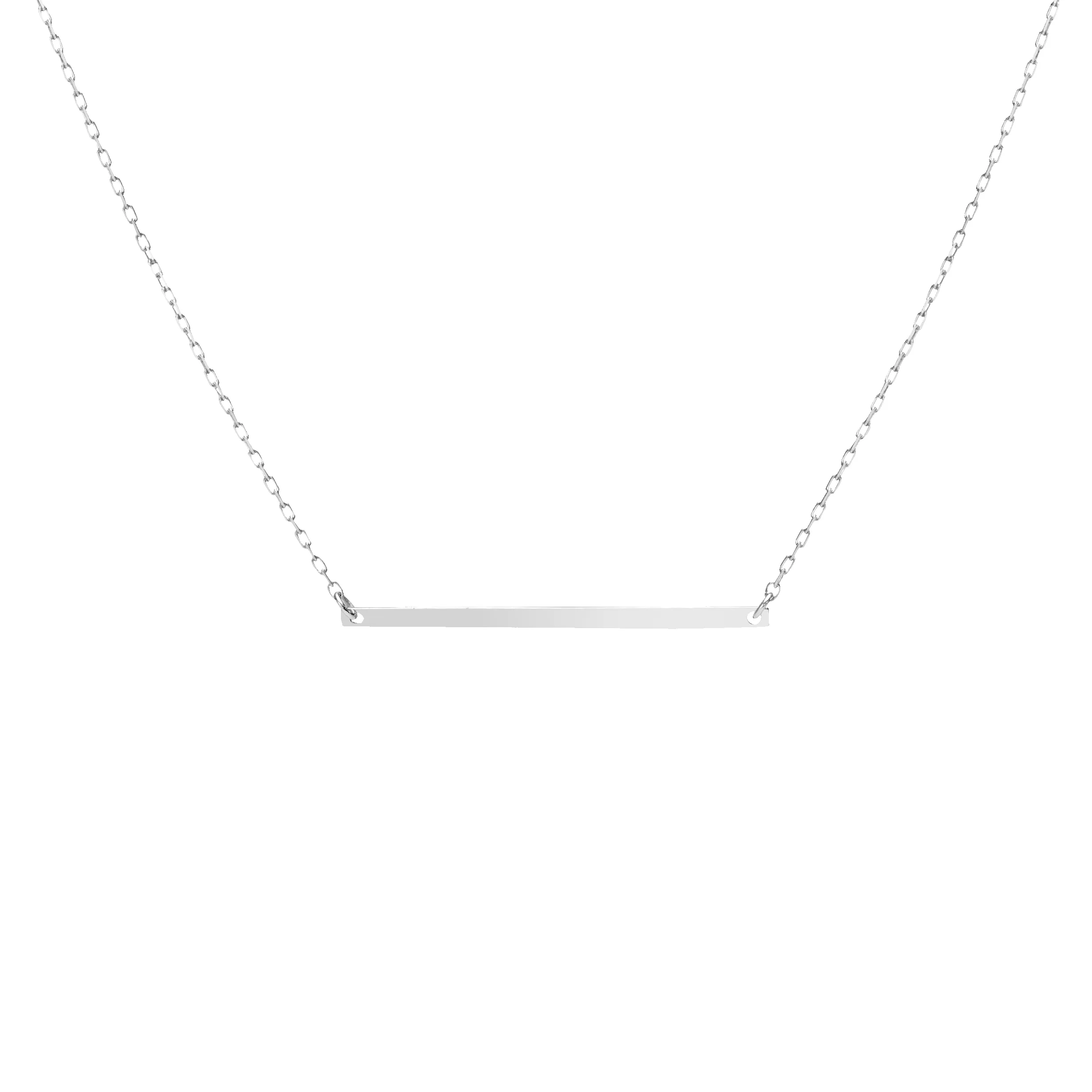 Gold Bar Necklace sold by Aurate product image thumbnail 3