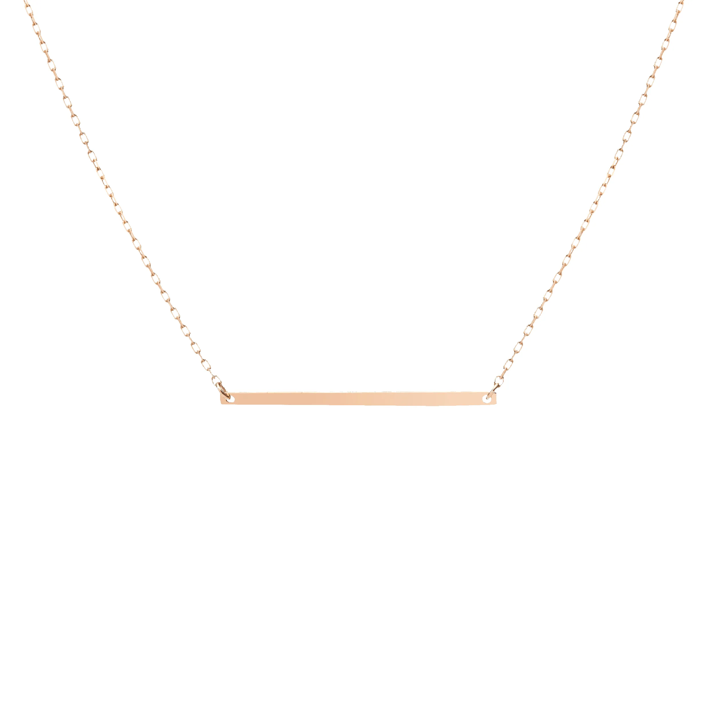 Gold Bar Necklace sold by Aurate product image thumbnail 2