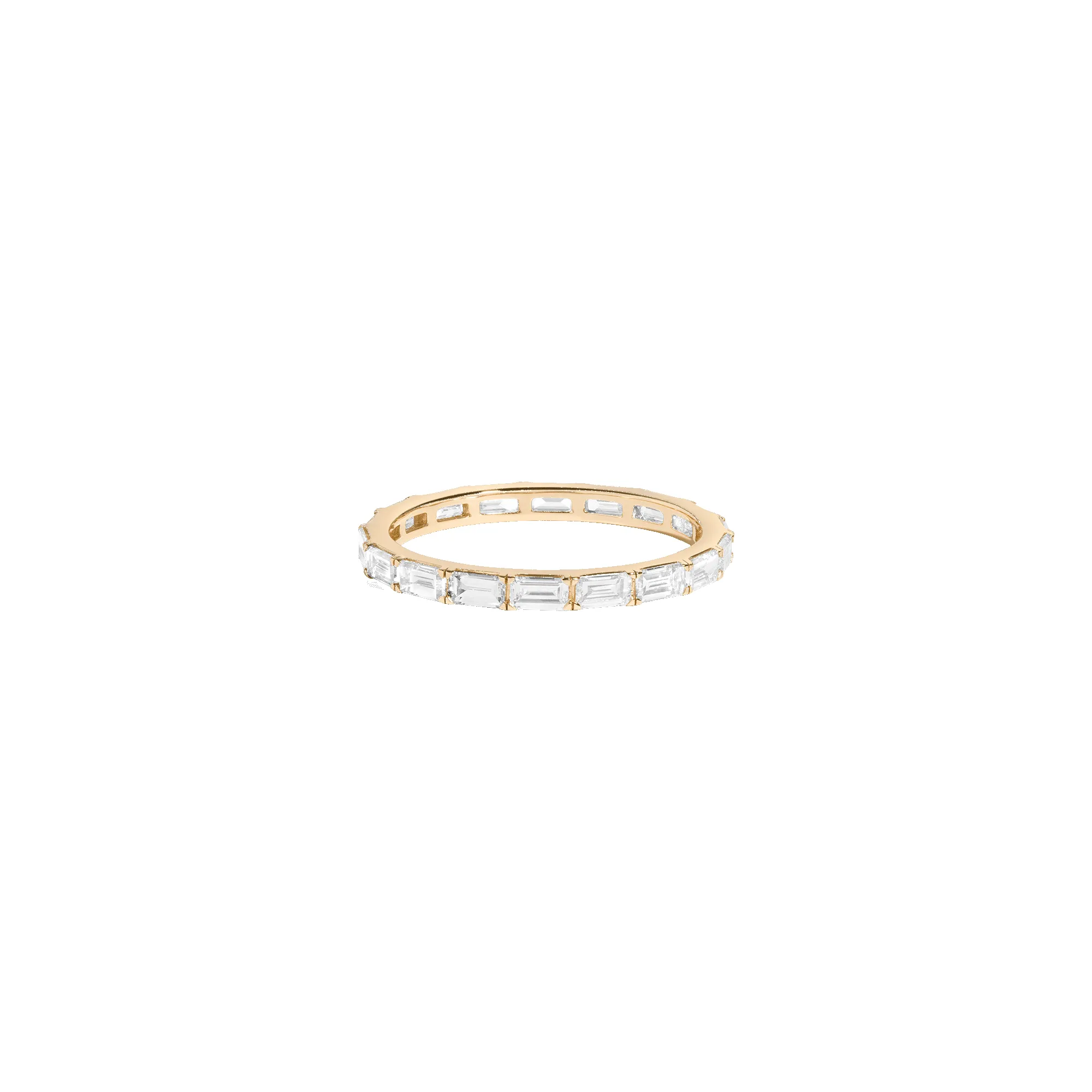 Horizontal Baguette Lab Grown Diamond Eternity Ring sold by Aurate product image thumbnail 4