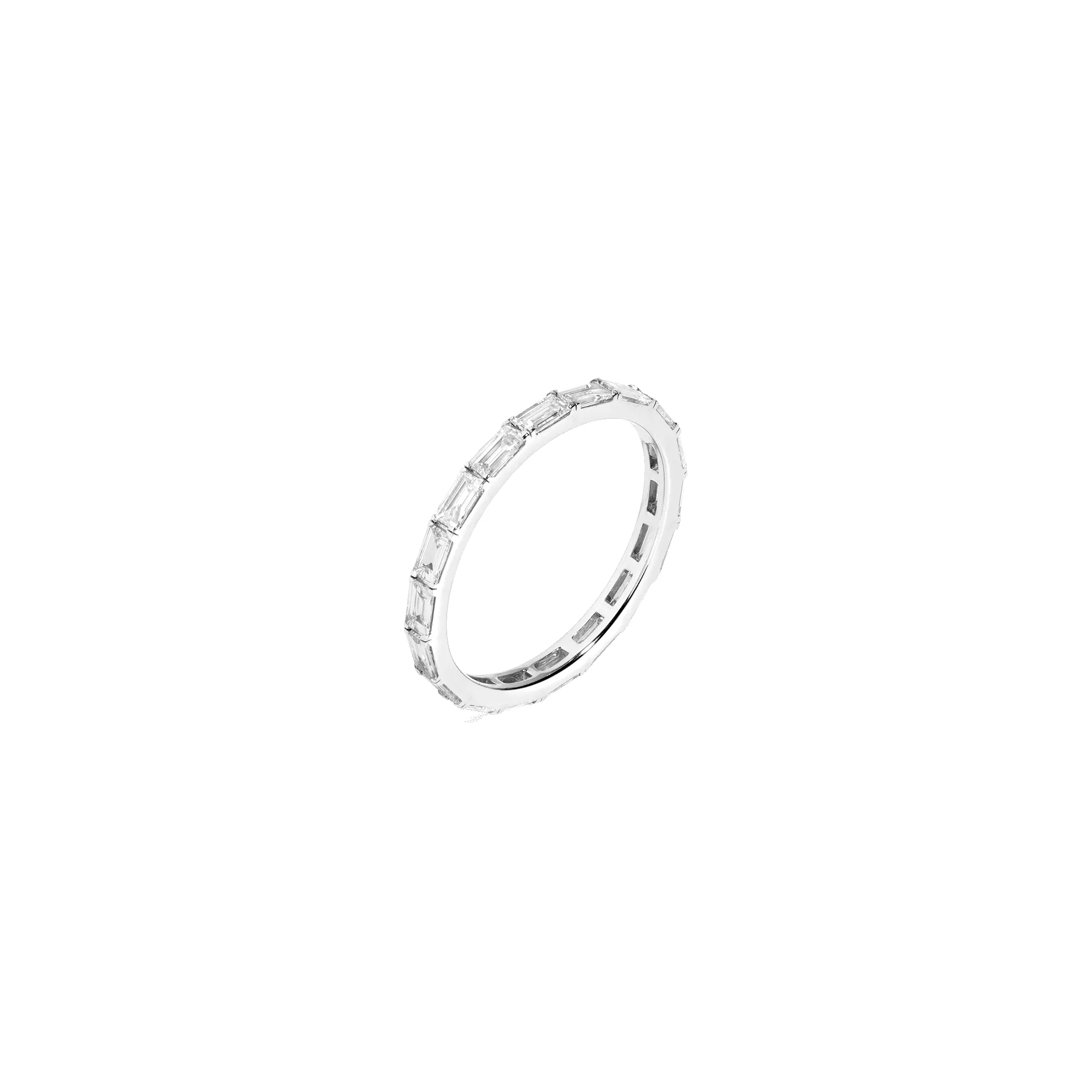 Horizontal Baguette Lab Grown Diamond Eternity Ring sold by Aurate product image thumbnail 3