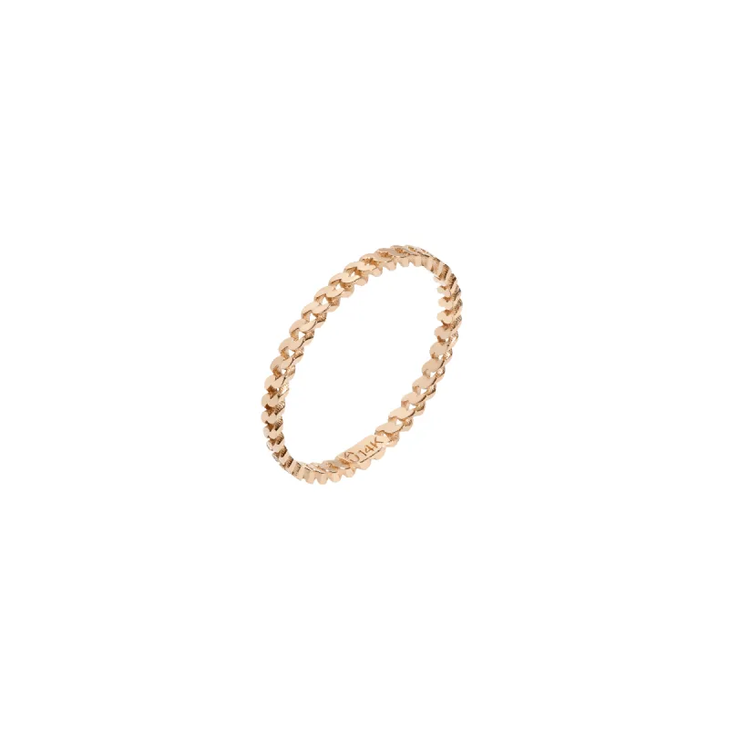 Skinny Love Me Knot Ring sold by Aurate