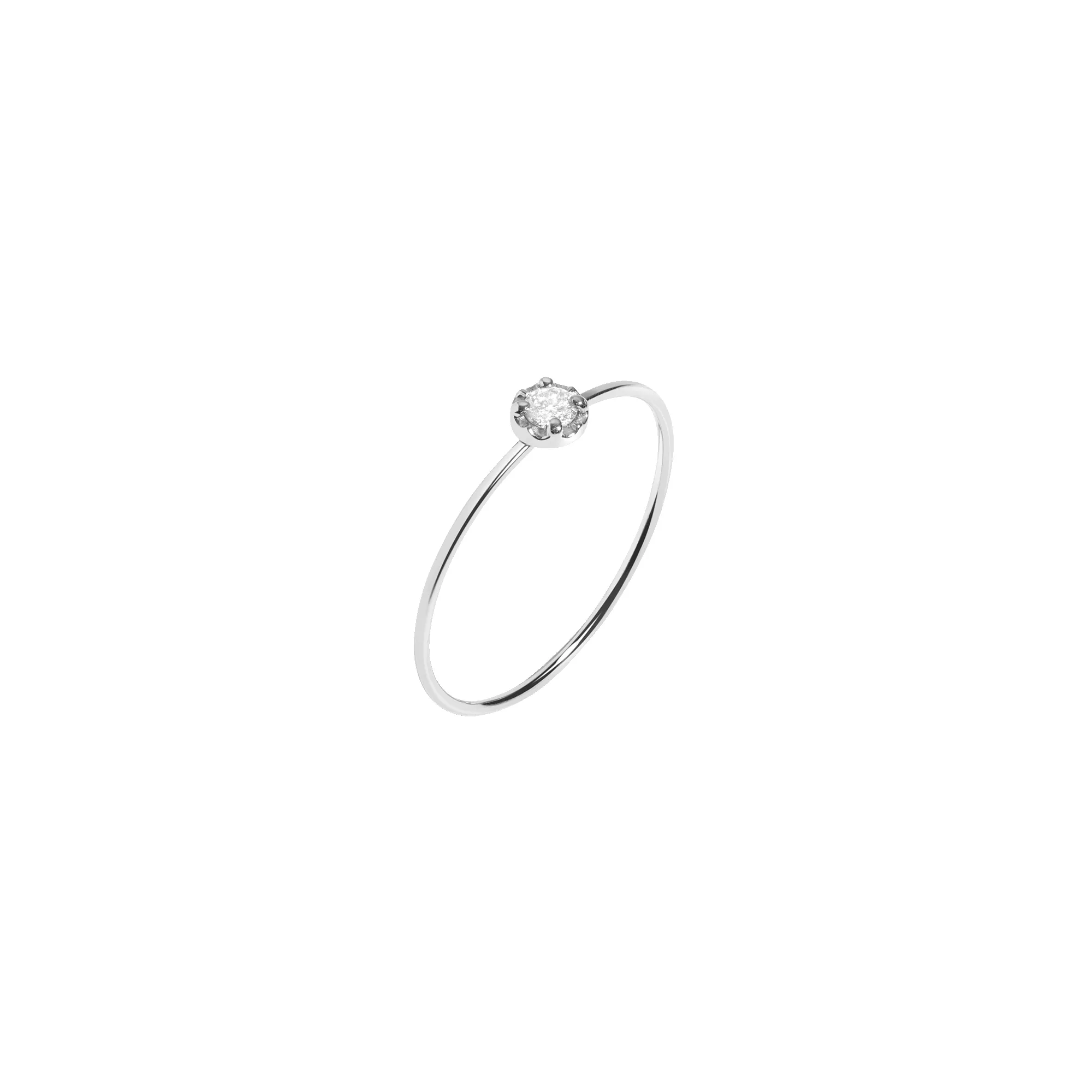 Midi Stackable Diamond Ring sold by Aurate product image thumbnail 5