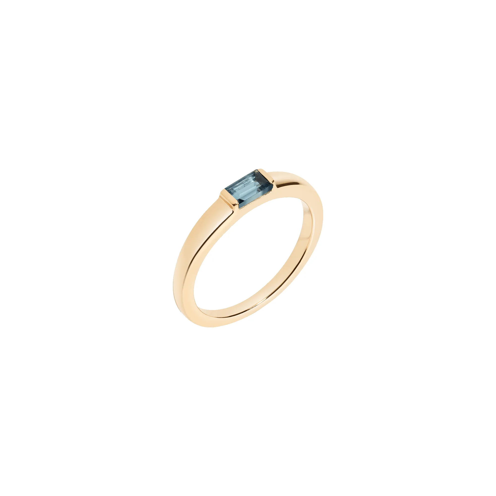 AURATE X MICHELLE: Tranquility Blue Topaz Ring sold by Aurate