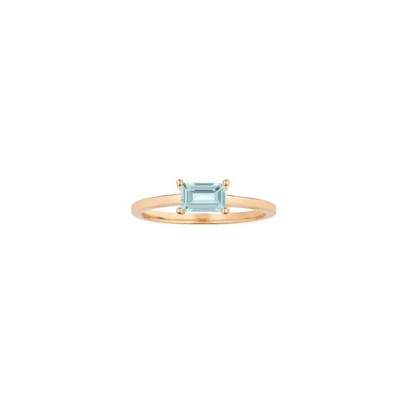 Birthstone Baguette Ring sold by Aurate