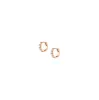 Thick Forever Diamond Hinged Huggie Earrings sold by Aurate