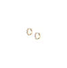 Thick Forever Diamond Hinged Huggie Earrings sold by Aurate