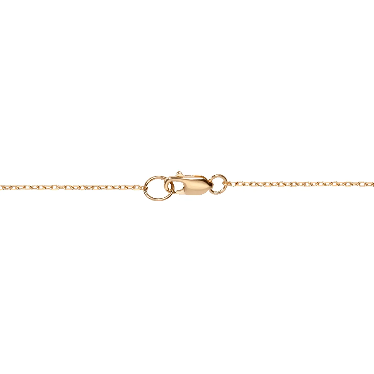 Double Mini Gold Letter Charm Pendant sold by Aurate product image thumbnail 4