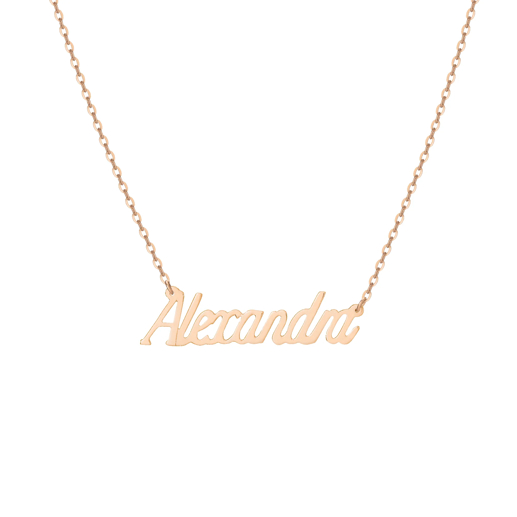 Custom Script Name Necklace sold by Aurate product image thumbnail 2
