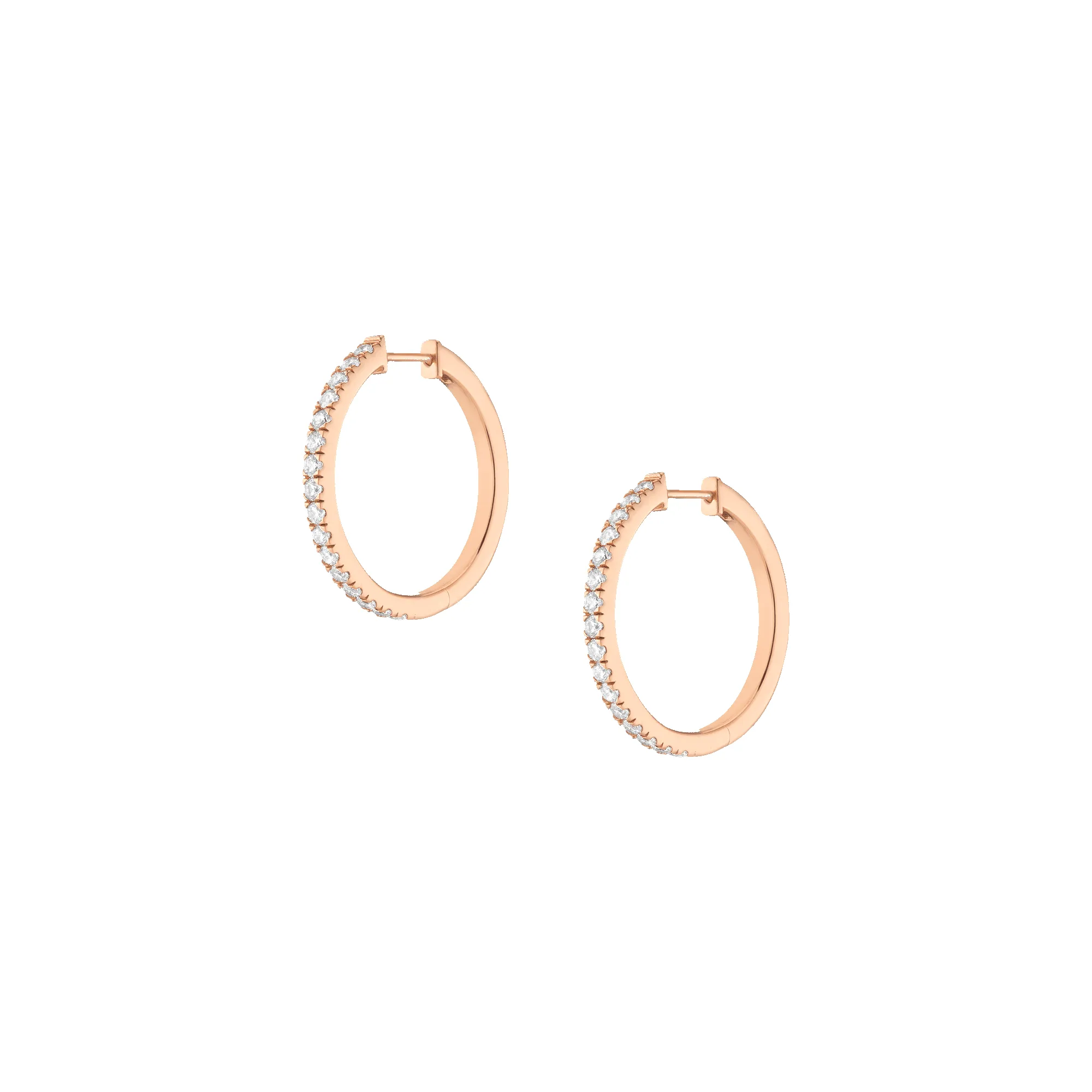 Lab Grown Diamond Hoop Earrings sold by Aurate product image thumbnail 2
