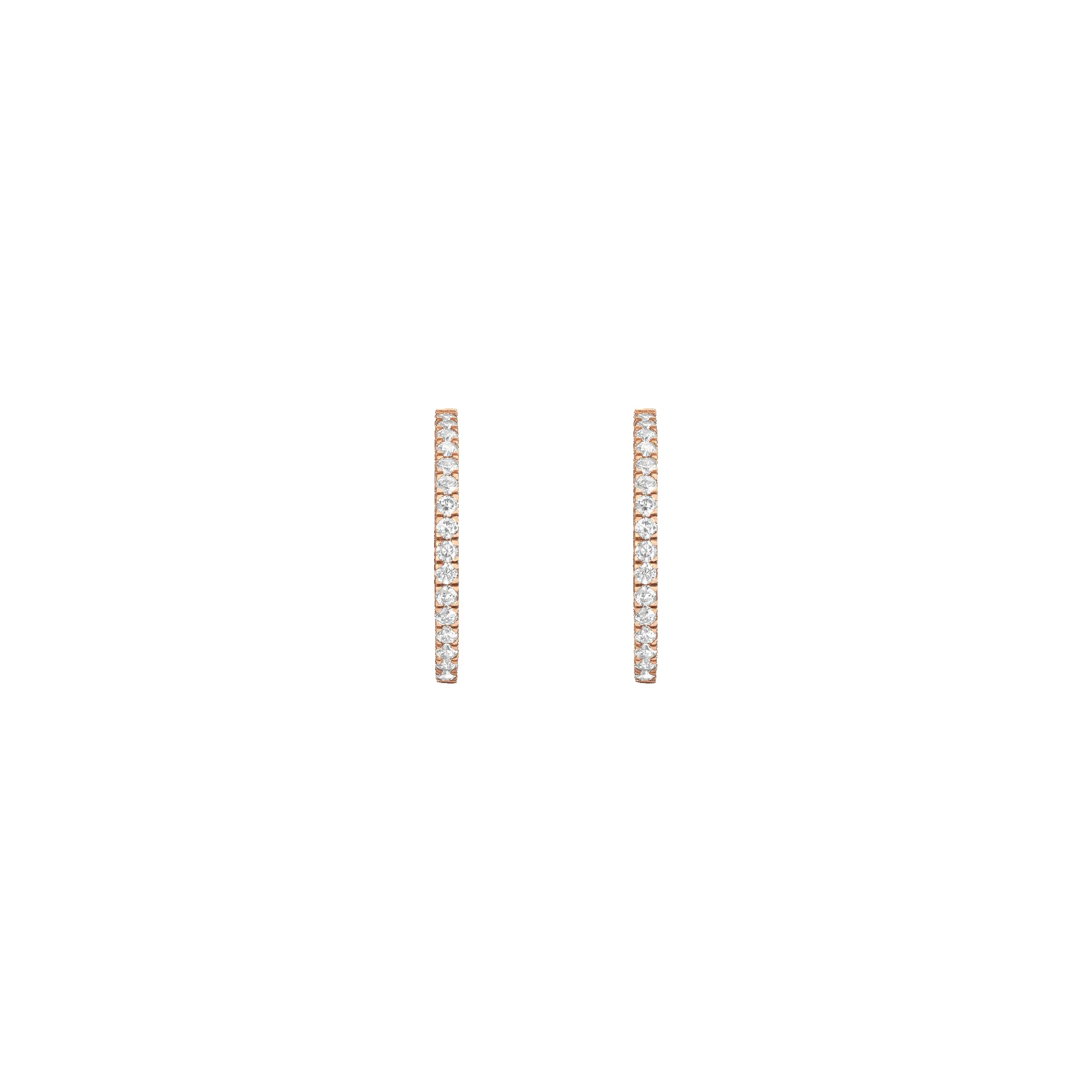 Lab Grown Diamond Hoop Earrings sold by Aurate product image thumbnail 5