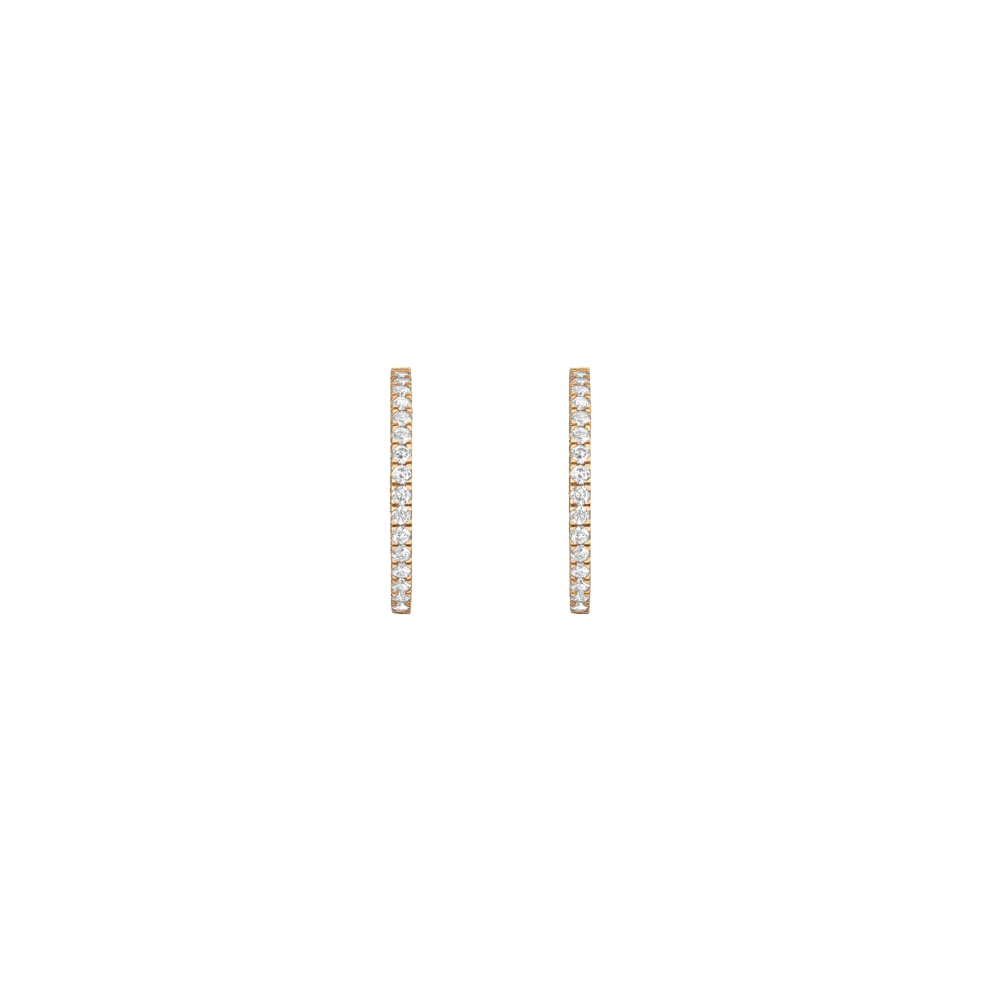 Lab Grown Diamond Hoop Earrings sold by Aurate product image thumbnail 4