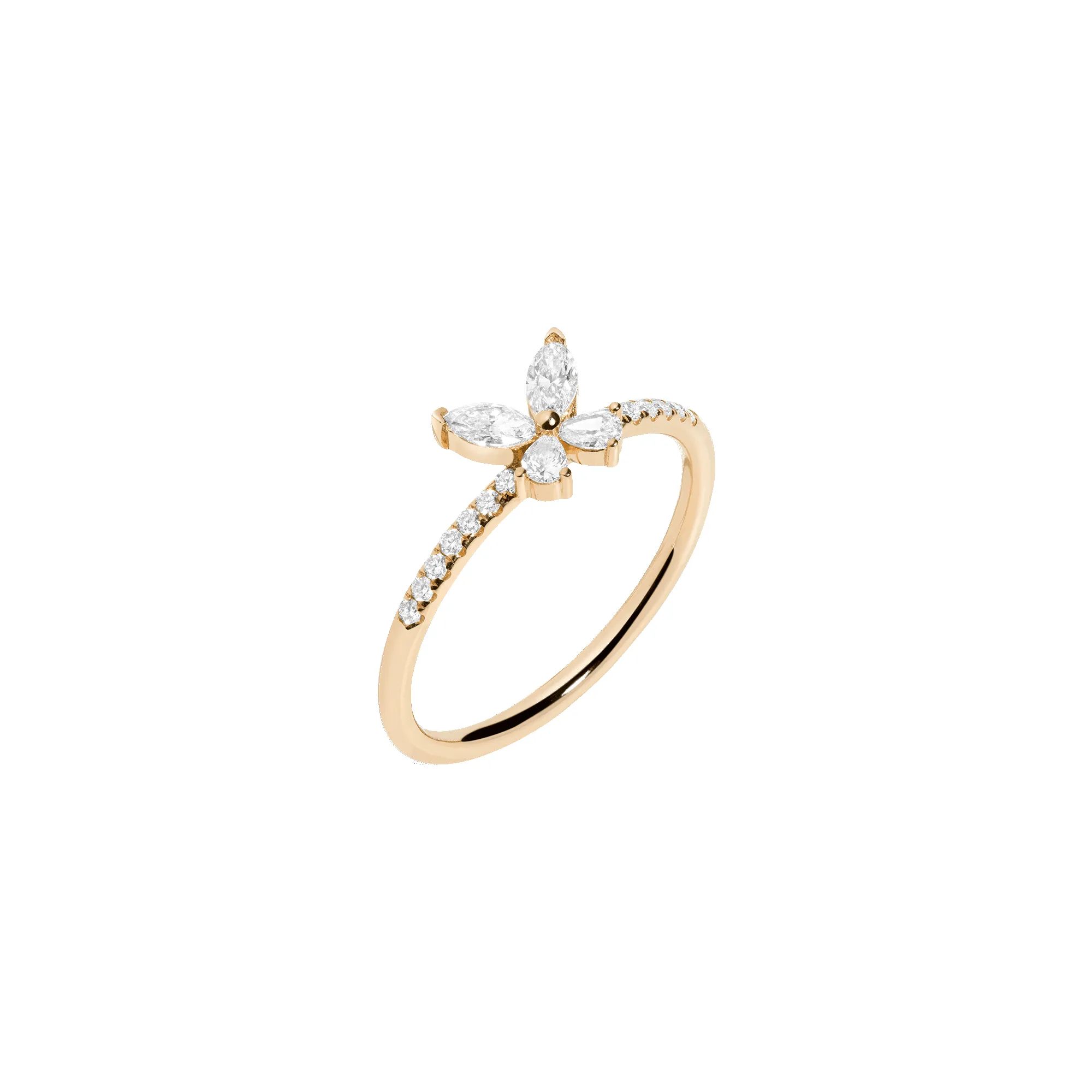 Lab Grown Diamond Butterfly Ring sold by Aurate